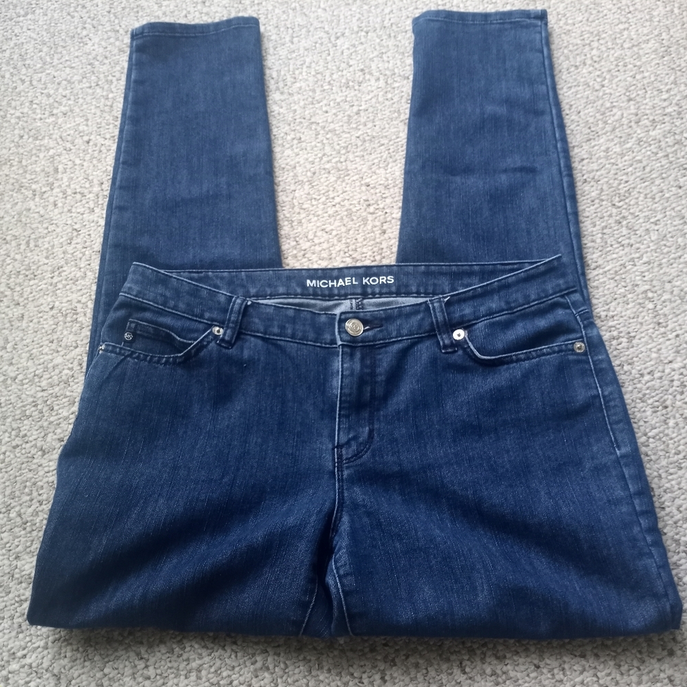 Michael Kors Darkwash Straight Jeans